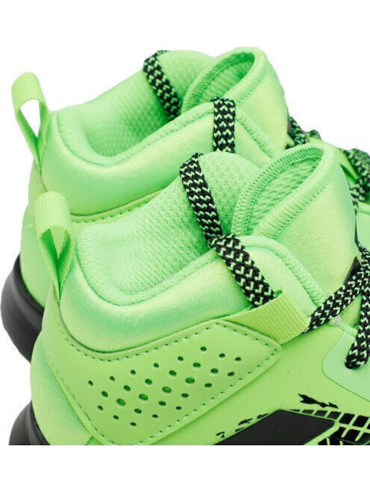 Cross Em Up 5 Kids Sports Shoes Basketball with Laces Green