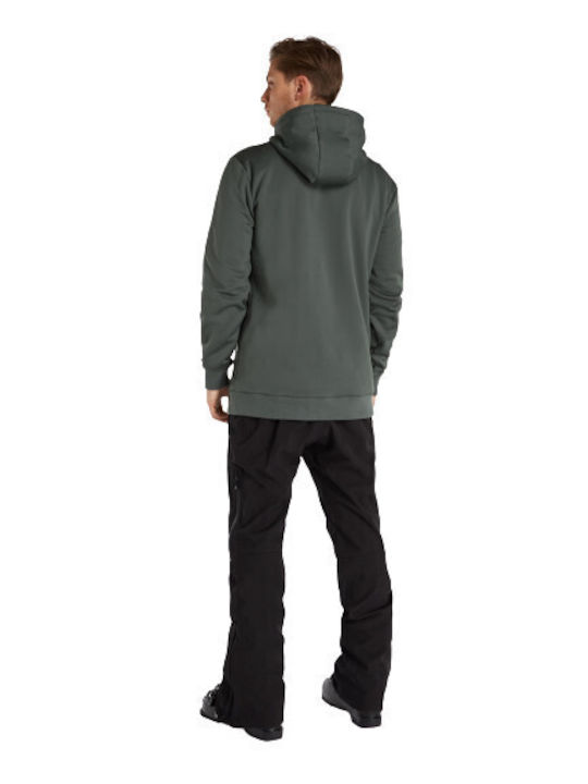 Protest Men's Sweatshirt with Hood and Pockets Khaki