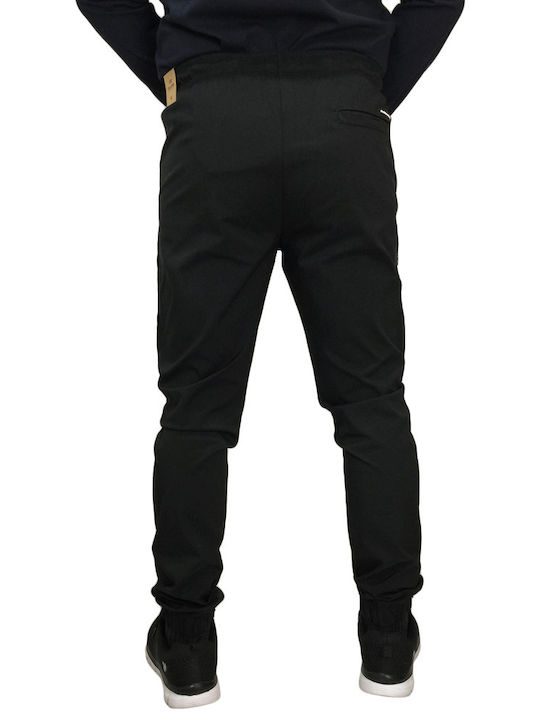 Double Herren-Sweatpants Schwarz