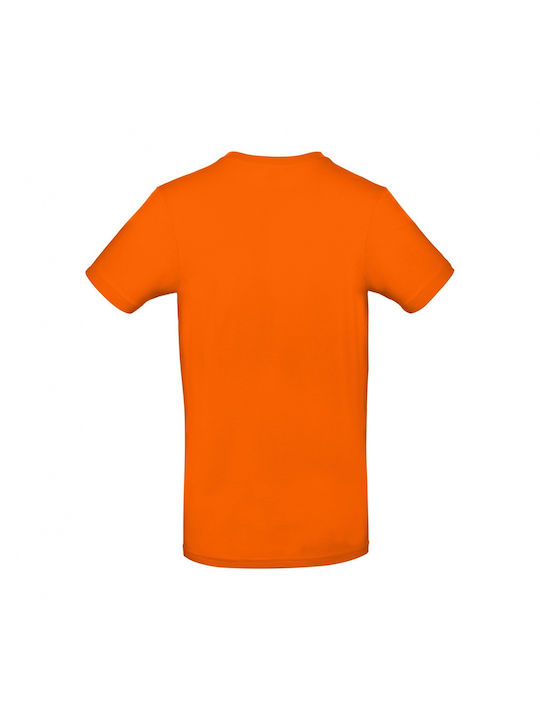 B&C E190 Men's Short Sleeve Promotional T-Shirt Orange