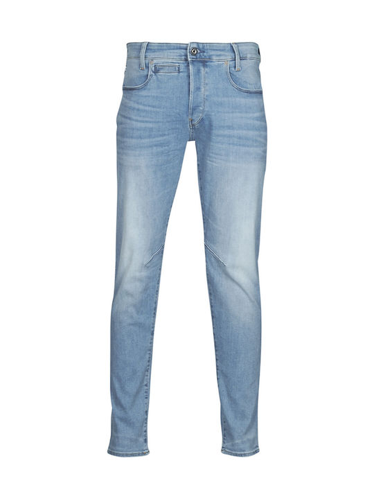 D-Staq Men's Jeans Pants Elastic with Slim Fit Blue