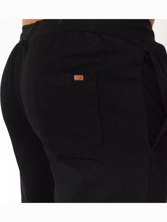 Harrison Sweatpants with Elastic Black