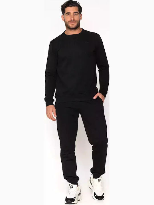 Harrison Sweatpants with Elastic Black