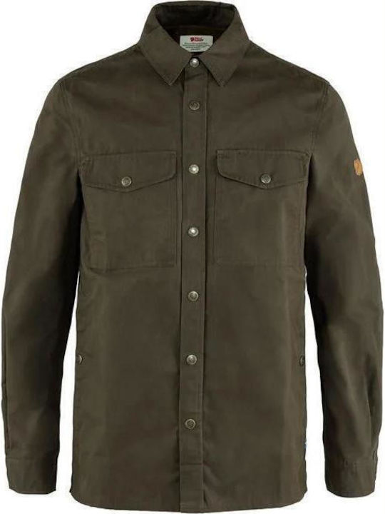Singi Langärmeliges Overshirt Dunkel Olive