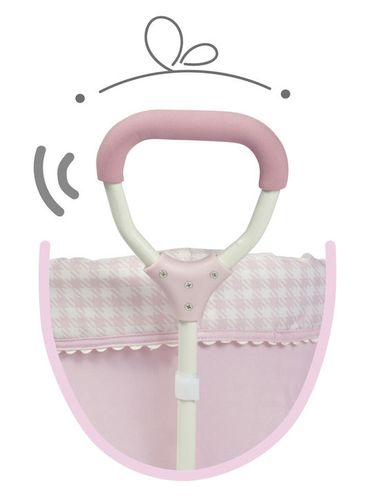 De Cuevas Cutie de Depozitare Jucării pentru Copii Roz 55x36x47cm 1buc