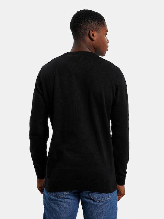 Rebase Men's Long Sleeve Sweater Black