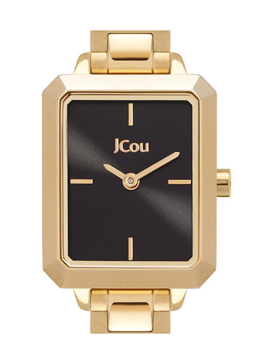Jcou Caprice Women's Watch with Gold Metal Bracelet