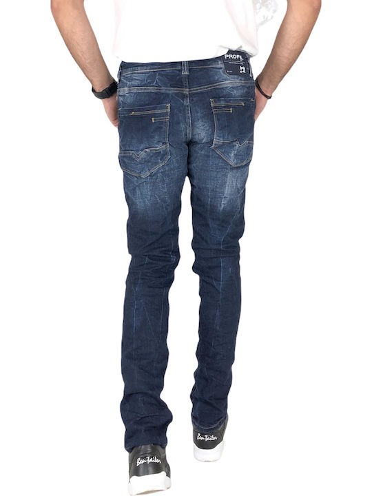 Profil Men's Jeans Pants in Slim Fit Blue