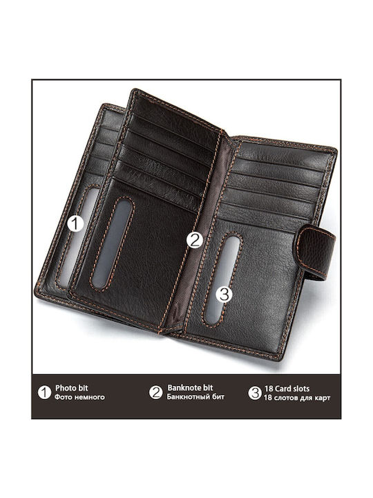 Leather Men's Wallet Classic Black