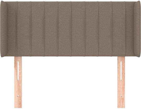 vidaXL Fabric Bed Headboard Taupe 103x88cm