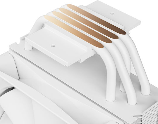 NZXT T120 Ψύκτρα Επεξεργαστή για Socket AM4/AM5/1200/115x/1700 Λευκή