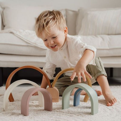 Little Dutch Stacking Toy Rainbow made of Wood for 12++ Months