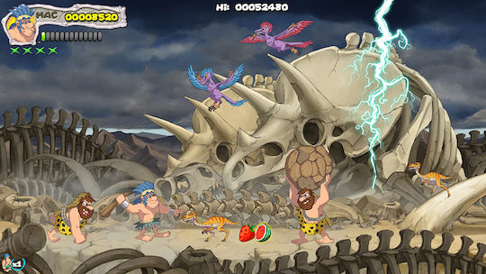 New Joe & Mac: Caveman Ninja T-Rex Edition PS4 Game