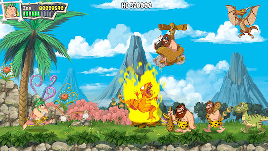 New Joe & Mac: Caveman Ninja T-Rex Edition PS4 Game
