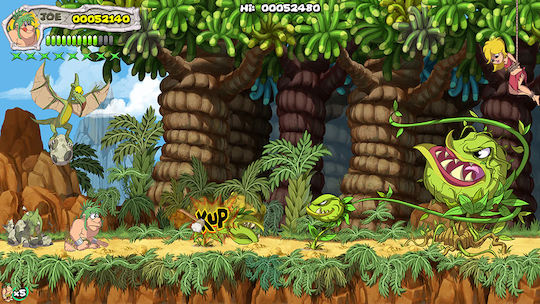 New Joe & Mac: Caveman Ninja T-Rex Edition PS4 Game