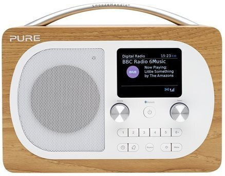 Pure Evoke H4 Tabletop Radio Electric DAB+ with Bluetooth and USB Walnut