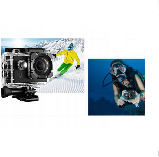 SPM Scamera Action Camera Full HD (1080p) Υποβρύχια (με Θήκη) με Οθόνη 2" Λευκή