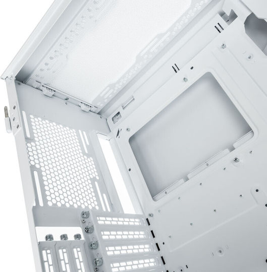 Phanteks Eclipse G500A DRGB Gaming Midi-Turm Computergehäuse mit Seitenfenster Weiß