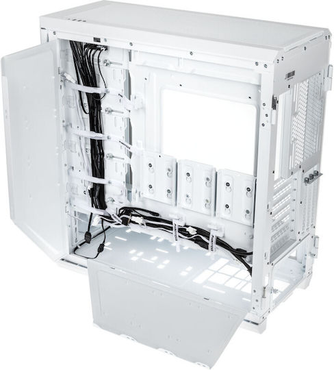 Phanteks Eclipse G500A DRGB Gaming Midi-Turm Computergehäuse mit Seitenfenster Weiß
