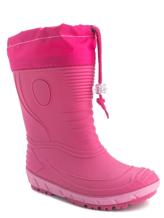 Meridian Shoes Kids Wellies Pink