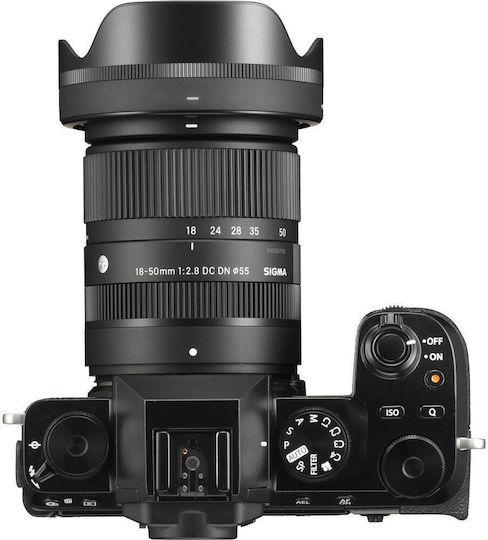 Sigma Crop Camera Lens 18-50mm F/2.8 DC DN Standard Zoom for Fujifilm X Mount Black