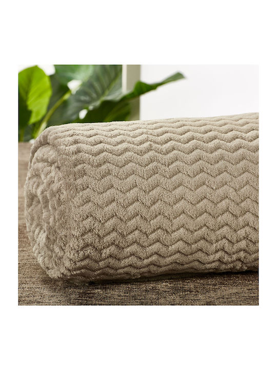 Whitegg Pop Corn Fleece Blanket Single 160x220cm