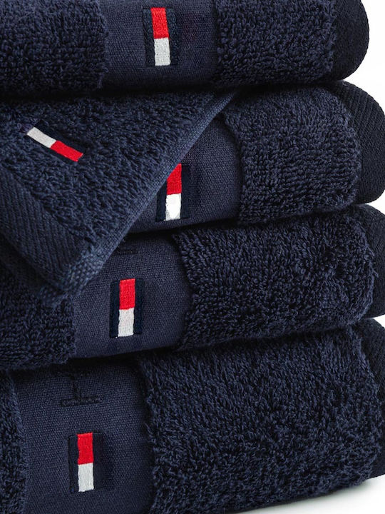 Tommy Hilfiger Facecloth Legend 50x100cm Navy Weight 540gr/m²