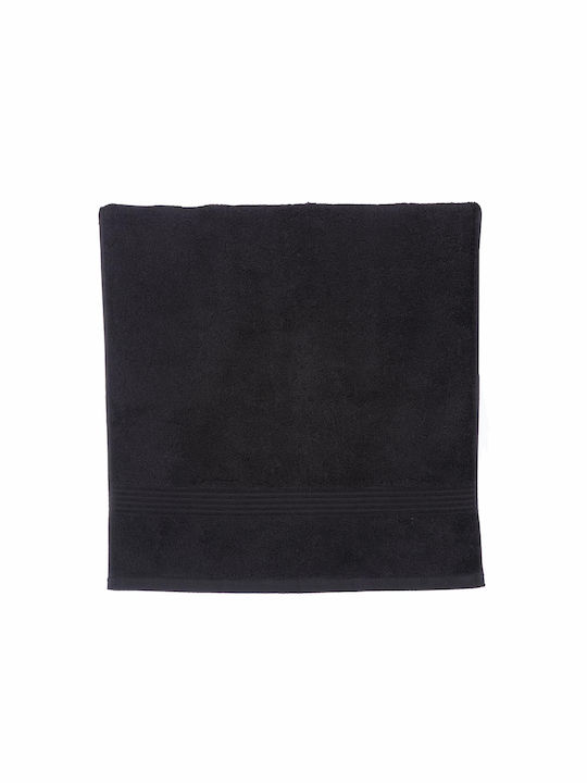 Nef-Nef Homeware Hand Towel Aegean 30x50cm Black Weight 750gr/m²