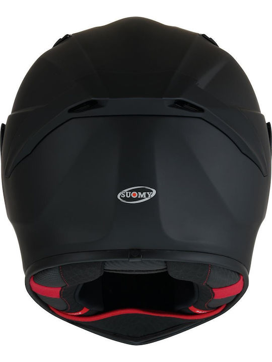 Suomy Track-1 Plain Black Matt Κράνος Μηχανής Full Face ECE 22.05 1350gr