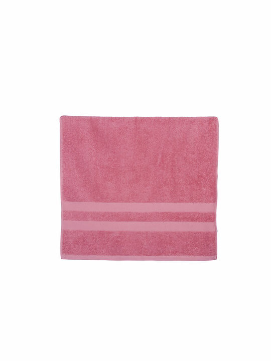Nef-Nef Homeware Badehandtuch Status 70x140εκ. Rose Gewicht 500gr/m²