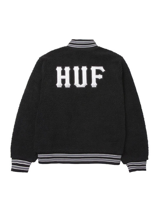 Sherpa Varsity Κολλεγιακό Χειμωνιάτικο Μπουφάν Μαύρο