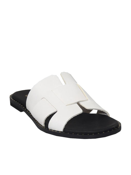 Flache Sandale Stefania Schuhe 12 T Weiß