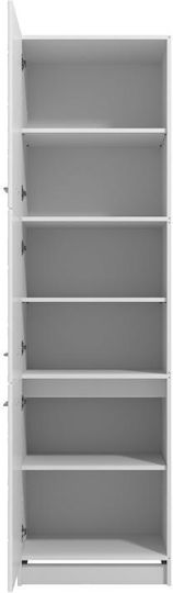 Diva Bodenstehender Schrank Weiß 60x57.5x214.5Stück