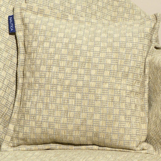 Nautica Decorative Pillow Case Beige 43x43cm
