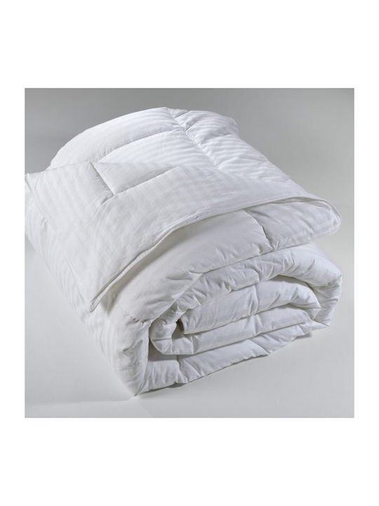Down Town Home Πάπλωμα Μονό με Γέμιση Microfiber 170x240εκ. Λευκό