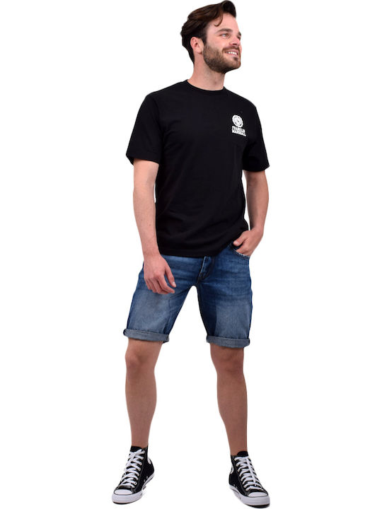 Paolo Men's Shorts Jeans Navy Blue