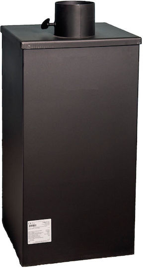 Prity K1 Optima Μεταλλική Ξυλόσομπα 9kW Μαύρη