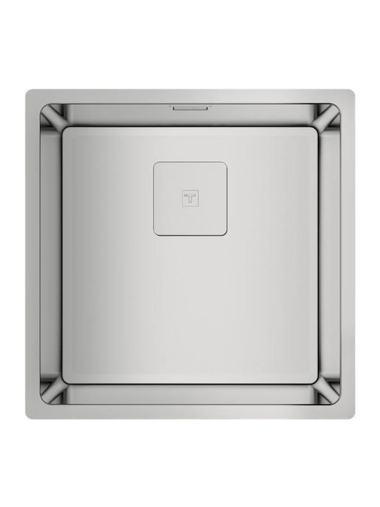 Teka Flexlinea RS15 50.40 Pureclean Υποκαθήμενος Νεροχύτης Inox Σατινέ Μ54xΠ44cm Ασημί