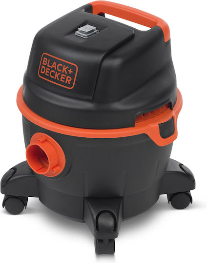 Black & Decker Σκούπα Υγρών / Στερεών 1200W με Πλαστικό Κάδο 15lt