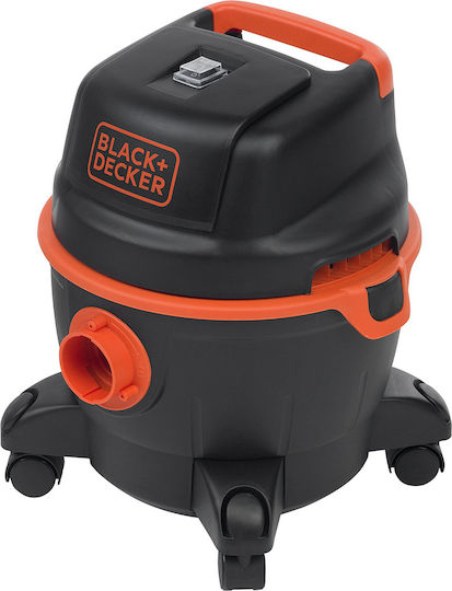 Black & Decker Σκούπα Υγρών / Στερεών 1200W με Πλαστικό Κάδο 15lt