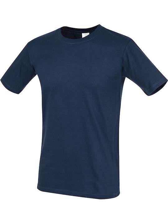 Stedman Classic-T Men's Short Sleeve Promotional T-Shirt Navy Blue