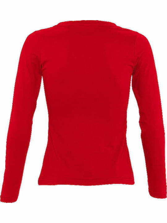 Sol's Majestic Women's Long Sleeve Promotional Blouse Grey Melange