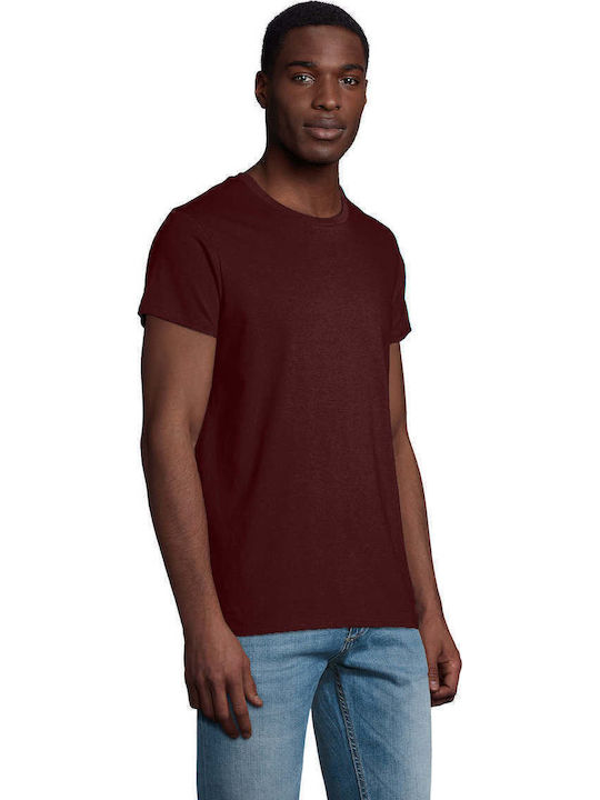 Sol's Crusader Men's Short Sleeve Promotional T-Shirt Burgundy