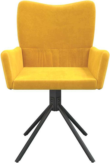 Stühle Speisesaal Gelb 2Stück 55x56x85.5cm