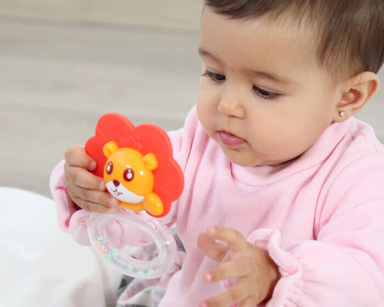 Kiokids Kiokids Beißring Zahnen Linderung aus Silikon für 3 m+