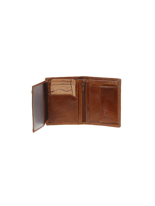 Lavor Men's Leather Wallet with RFID Cognac
