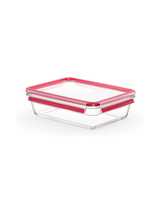 Tefal Masterseal Lunch Box Glass Transparent 2000ml 1pcs