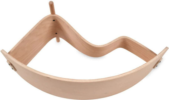 Curve Lab Rocking Horse & Board Perfect Arc Schaukelspielzeug Pferd für 24++ Monate für ein Gewicht bis zu 50kg Braun