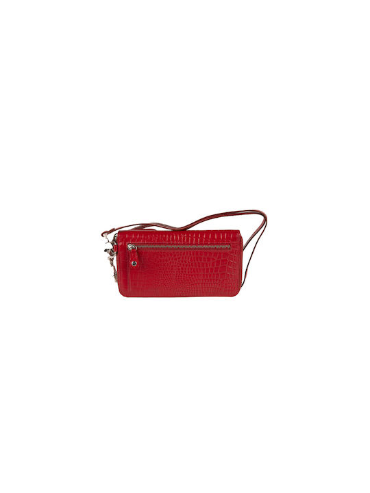 Fetiche Leather 20-805 Small Leather Women's Wallet Red