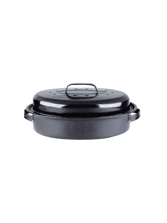 Fylliana JM-C02 Dutch Oven Oval Made of Aluminum with Grill 36x26cm 1pcs